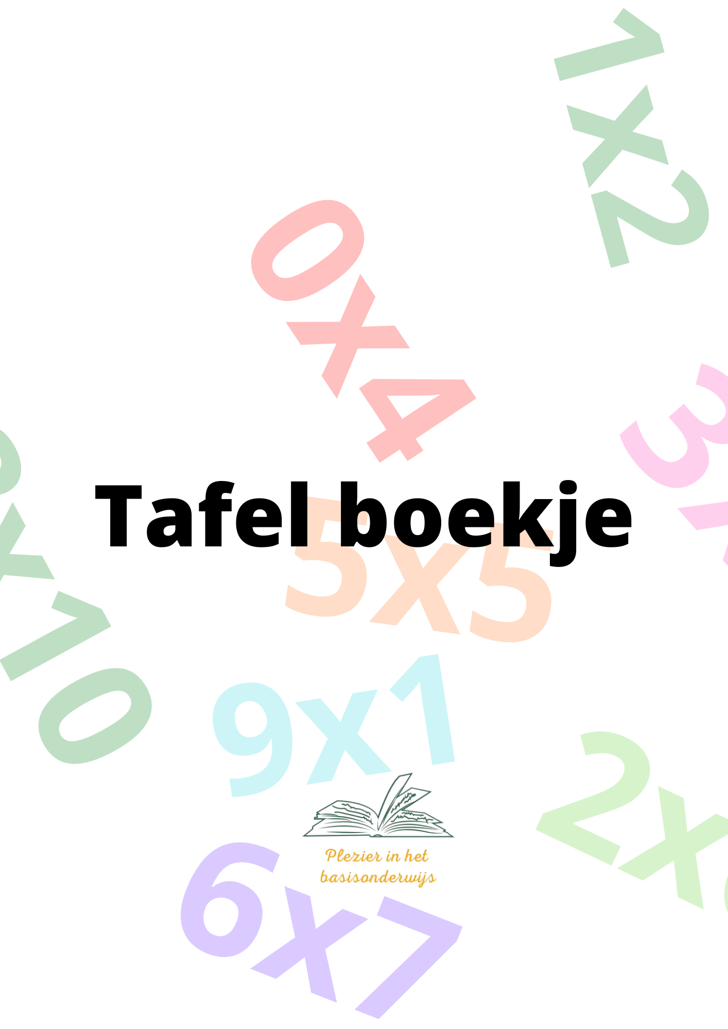 Tafelboekje 1, 2, 5 en 10