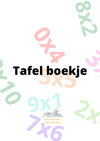 Tafelboekje gemixt