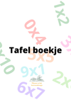 Tafelboekje 1, 2, 5 en 10