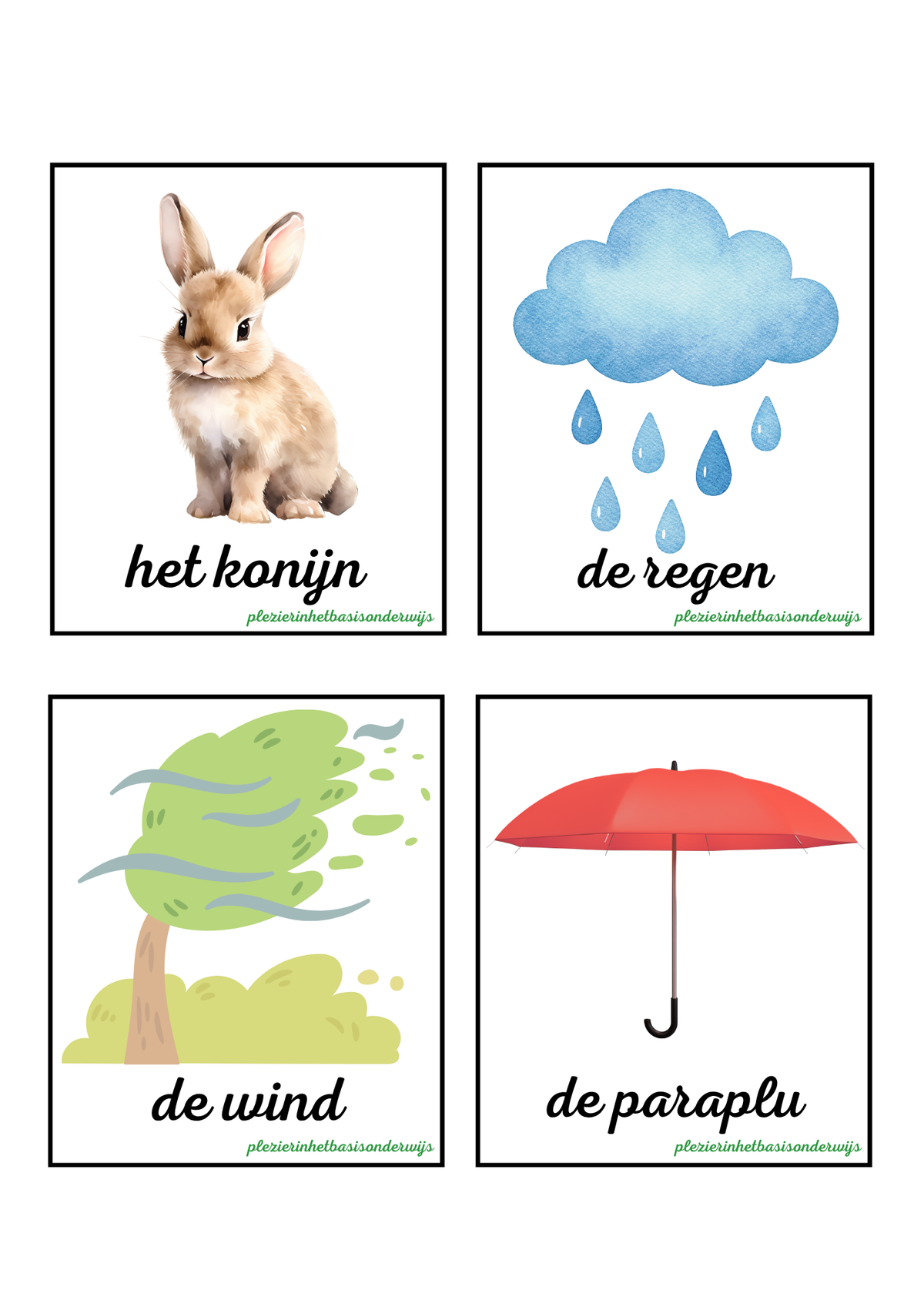 Seizoenen themakaarten