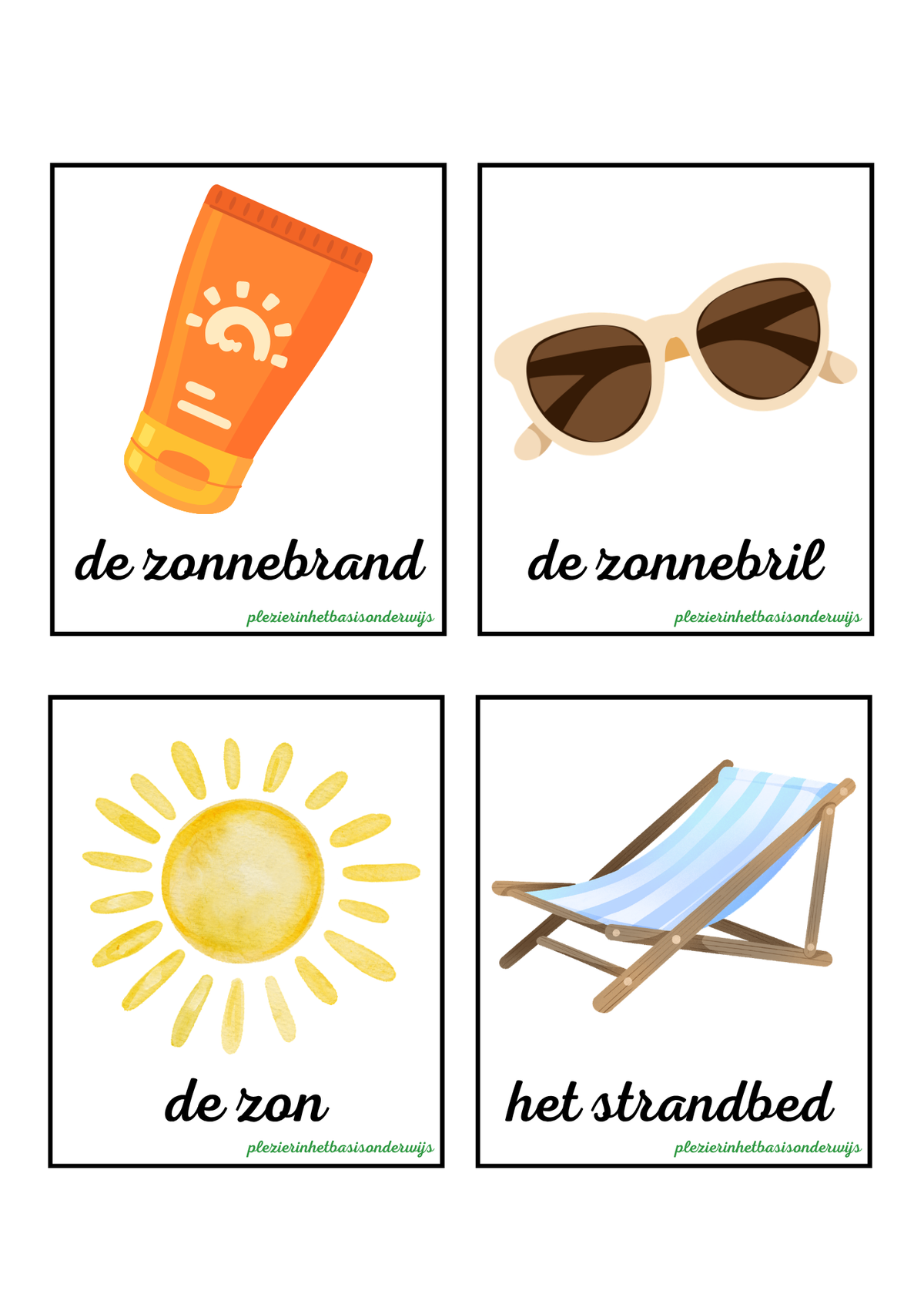 Seizoenen themakaarten
